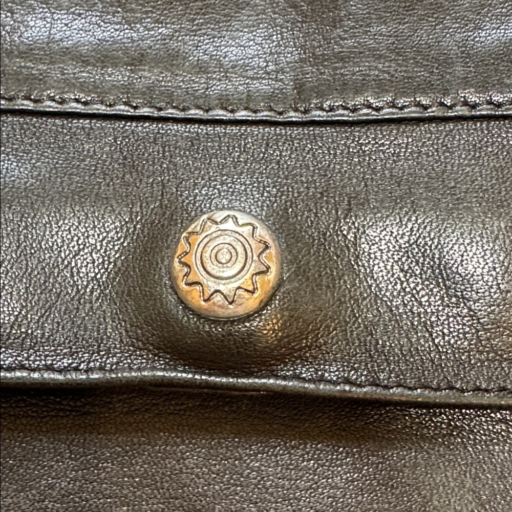 Lisa Jenks Vintage Black Leather Crossbody Bag - Picture 3 of 11
